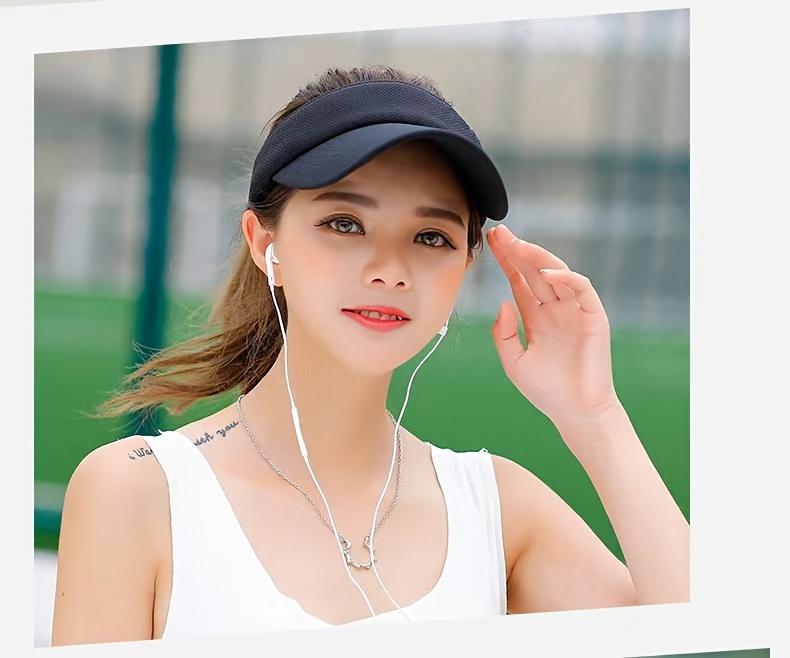 Product Introduction of Women's Sports Sun Protection Baseball Cap, Breathable Polyester Hat With Adjustable Strap For Running, Tennis, Baseball 9