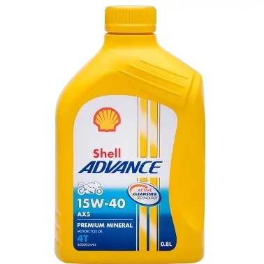 Oli Shell Advance 4T AX5 15W-40 800ml 1L 1000ml 0,8L