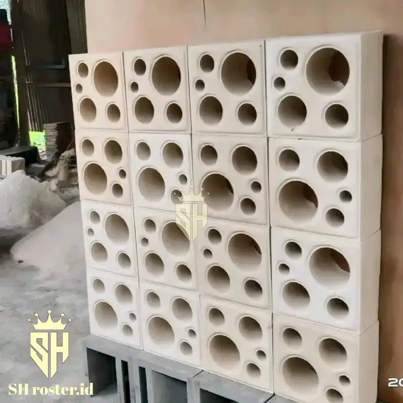 roster beton minimalis 50 pcs pagar motif bubble 3