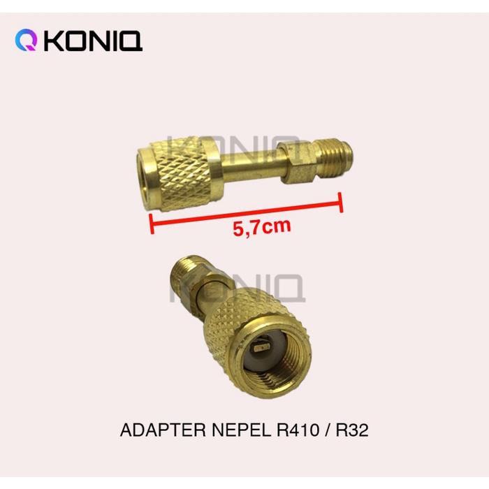 Jual ADAPTOR NEPEL / KONEKTOR CONNECTOR FREON R410/R32 - Jakarta Barat ...