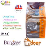 Gambar BURGESS EXCEL INDOOR RABBIT 1.5kg / makanan kelinci premium dari Onel Pets Store Kab. Tangerang 1 Tokopedia