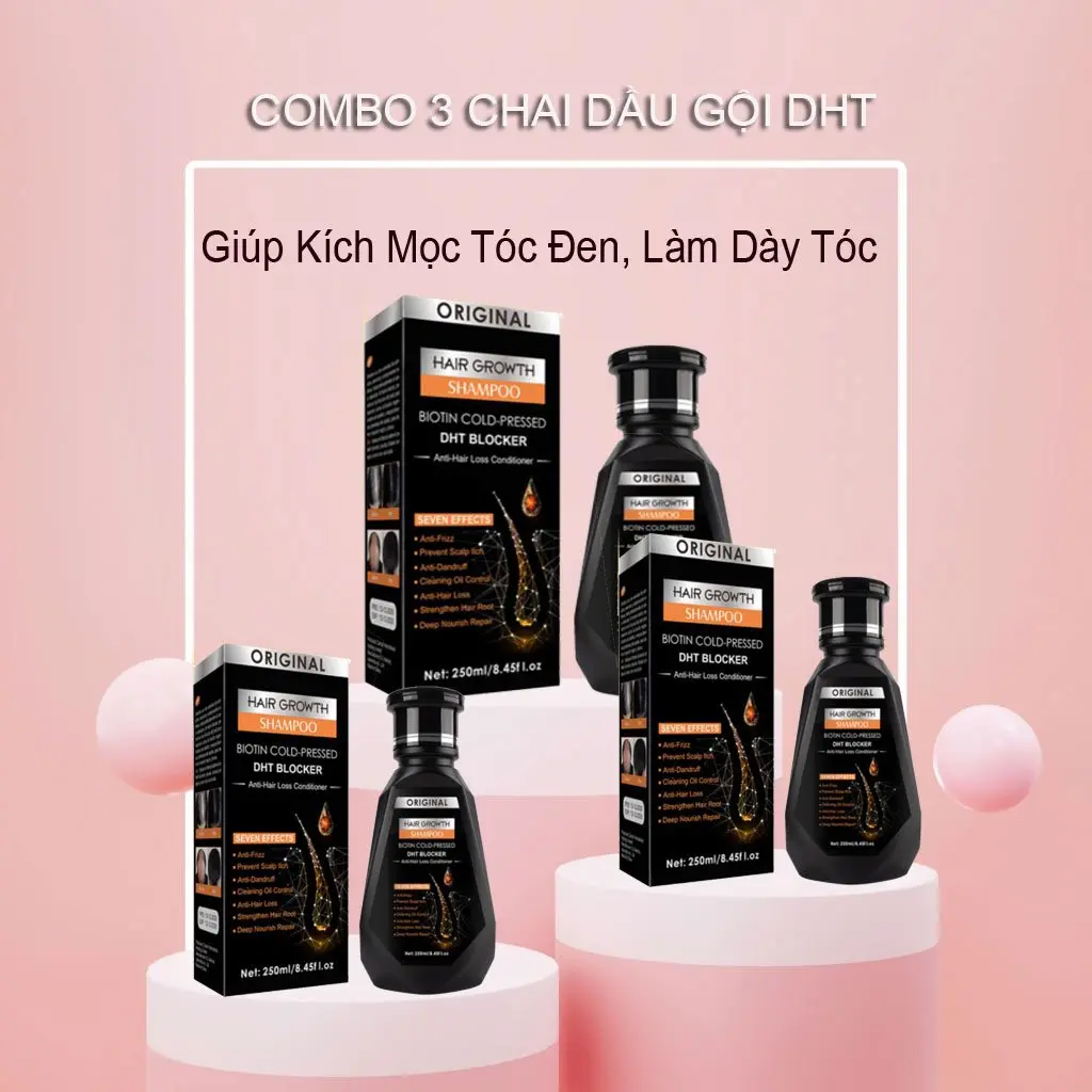 Combo 3 Chai Dầu Gội DHT Kích Thích Mọc Tóc giảm 50%