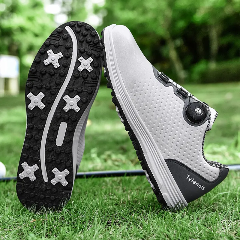 Boa Giày Golf Cho Nam, Giày Tập Golf Chuyên Nghiệp Nhẹ Và Chống Trượt, Không Thấm Nước, Để Đi Bộ Ngoài Trời, Phổ Biến, Mới 3