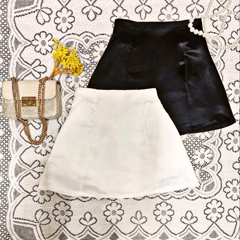  CV01 - Chân Váy y2k chất Tafta dáng chữ A lưng cao có quần bảo hộ bên trong - Hà bò Brand Nữ 