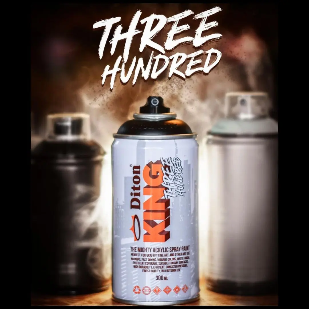 Cat Semprot Graffiti Pilox Aerosol Diton King 300ml Car Paint