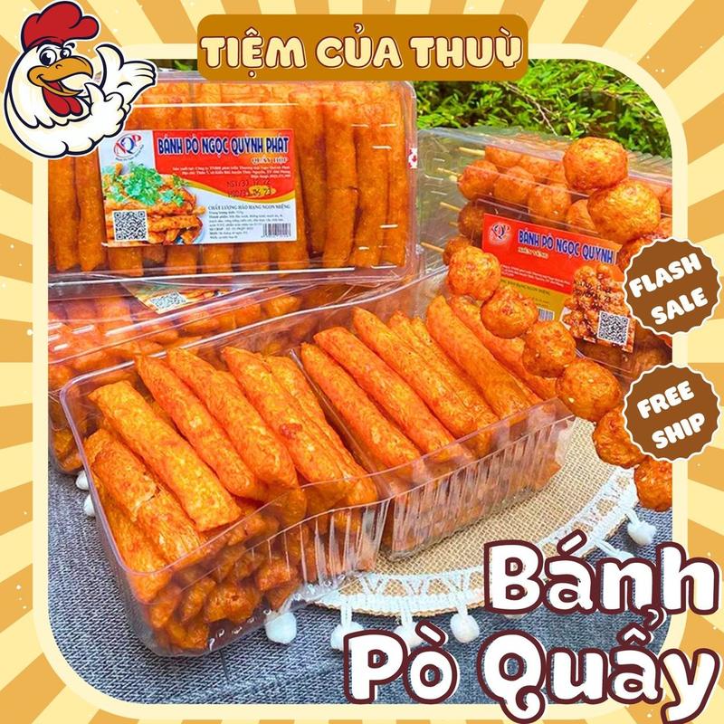 Bánh Pò Quẩy Hộp Ngọc Quỳnh 320G ~ 60 Cái đô ăn vặt tuổi thơ Tiệm Ăn Vặt Thuỳ Bùi