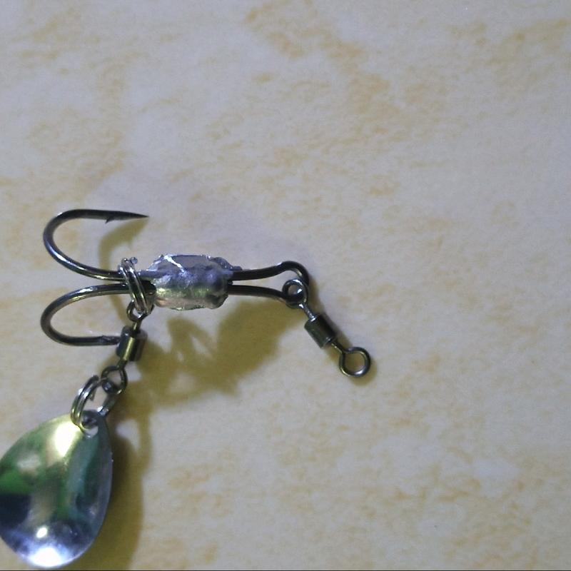 Soft Frog umpan casting 3cm dobel hook cor bulat 7