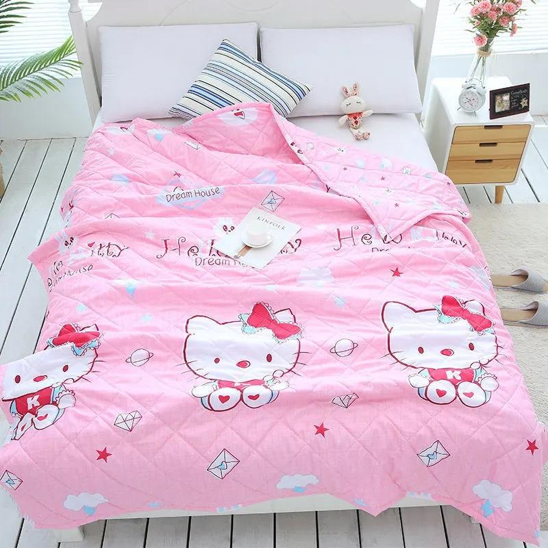 Product Introduction of Super Soft Washed Cotton Summer Blanket Comforter Thin Quilt Single/Queen/King Bed Cover 15
