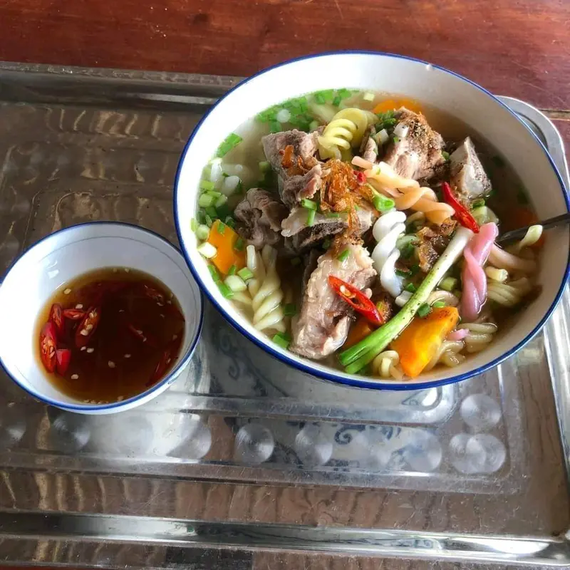 Combo 2kg gồm: 500gr hủ tiếu trắng, 500gr hủ tiếu rau củ, 500gr bún rau củ, 500gr nui xoắn rau củ Food (Tặng 500gr nui xoắn rau) Thức Ăn 4