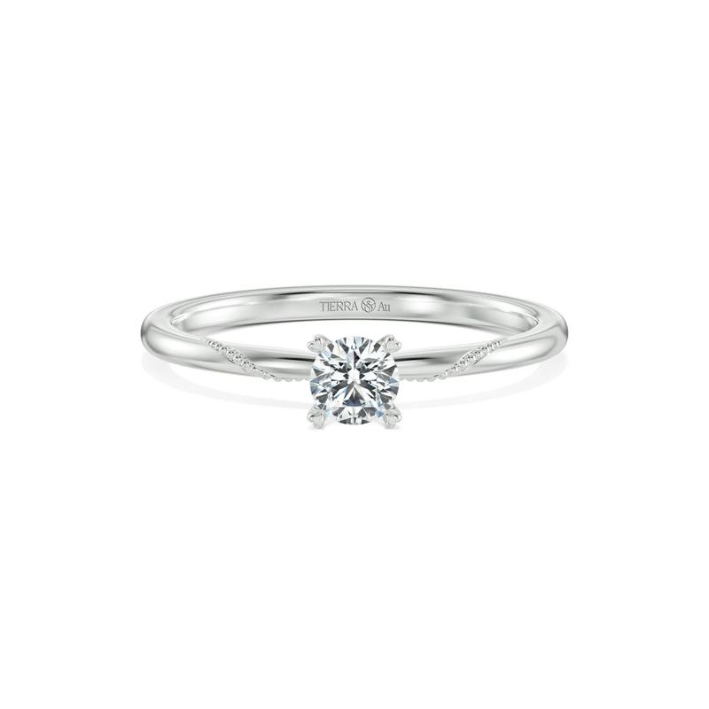 Nhẫn cầu hôn TIERRA Veil Kiss BCH7109 vàng 10k/ 14k/ 18k 5