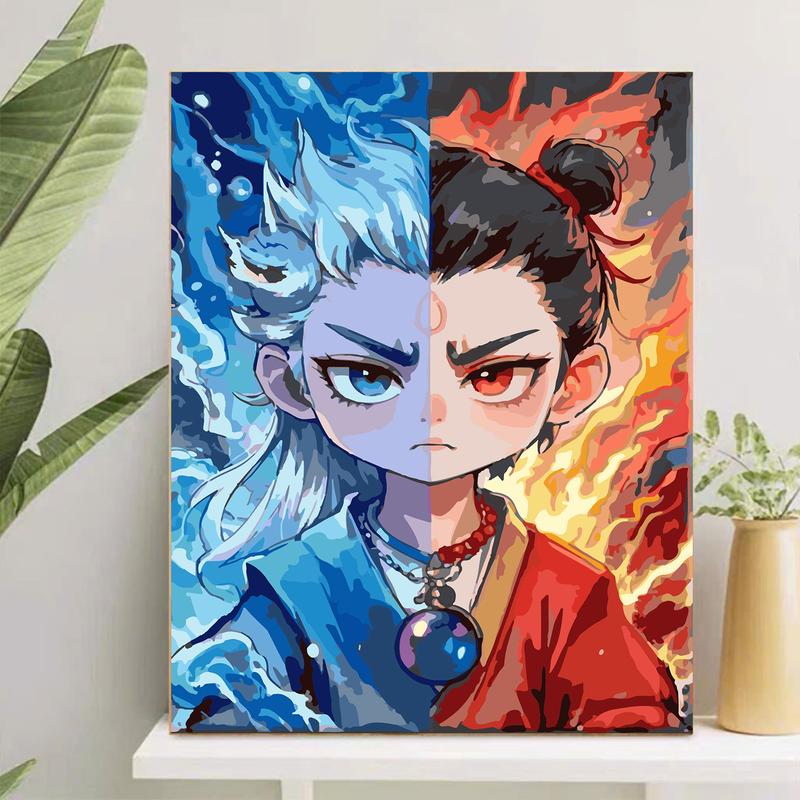 [Tranh 40x50cm] Tổng Hợp Các Mẫu Tranh Tô Màu Theo Số Phim Hoạt Hinh Anime One Pice NaTra