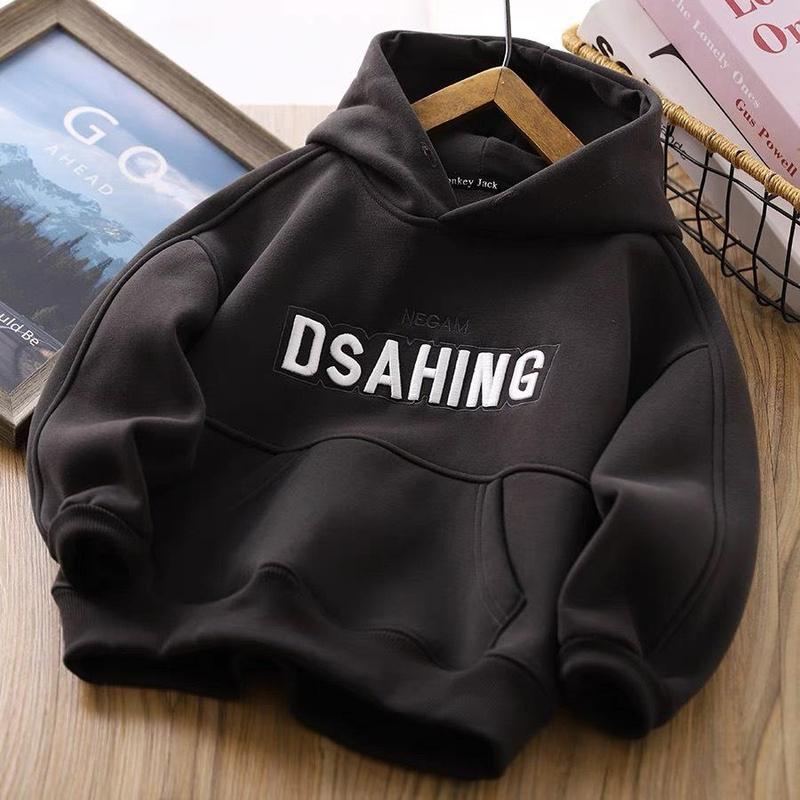 Áo khoác hoodie nỉ bông cho bé trai bé gái size đại từ 6 - 65kg DSAHING