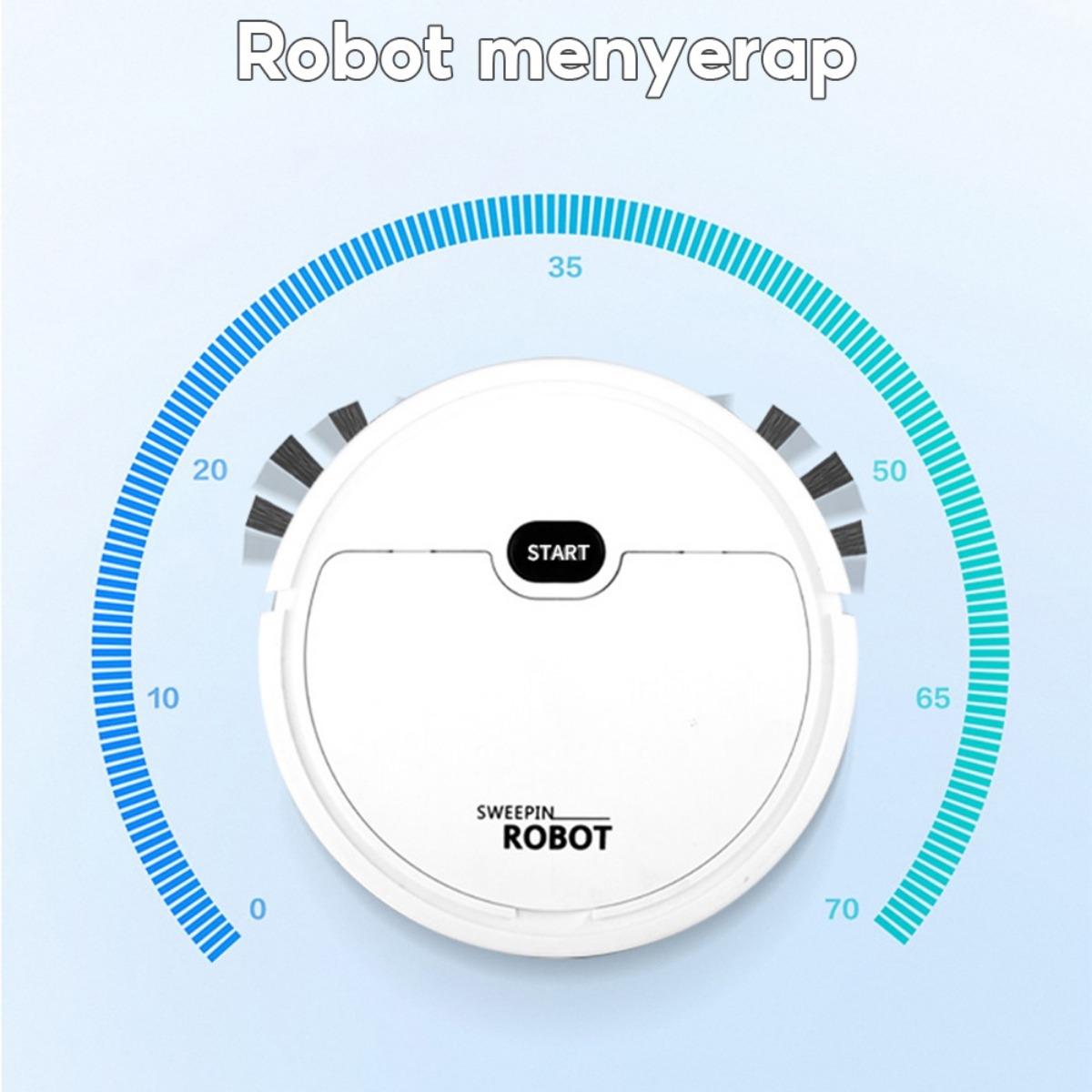 Robot Penyedot Debu Mini Canggih - Fungsi 2-in-1 otomatis untuk menyedot debu, menyapu, dan mengepel, sistem navigasi cerdas, pembersihan efisien, cocok untuk karpet, lantai keras, dan ubin, asisten pembersih rumah yang praktis. Robot Penyedot Debu Mini Canggih - Fungsi 2-in-1 otomatis untuk menyedot debu, menyapu, dan mengepel, sistem navigasi cerdas, pembersihan efisien, cocok untuk karpet, lantai keras, dan ubin, asisten pembersih rumah yang praktis.