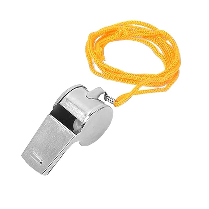 Còi Kim Loại, Còi Trọng Tài, Thích Hợp Cho Bóng Bầu Dục Thể Thao, Bóng Đá, Bóng Đá, Bóng Rổ, Tiệc Tùng, Huấn Luyện, Trường Học, Cheerleading, Được Làm Bằng Thép Không Gỉ, Dụng Cụ Tuyệt Vời 5
