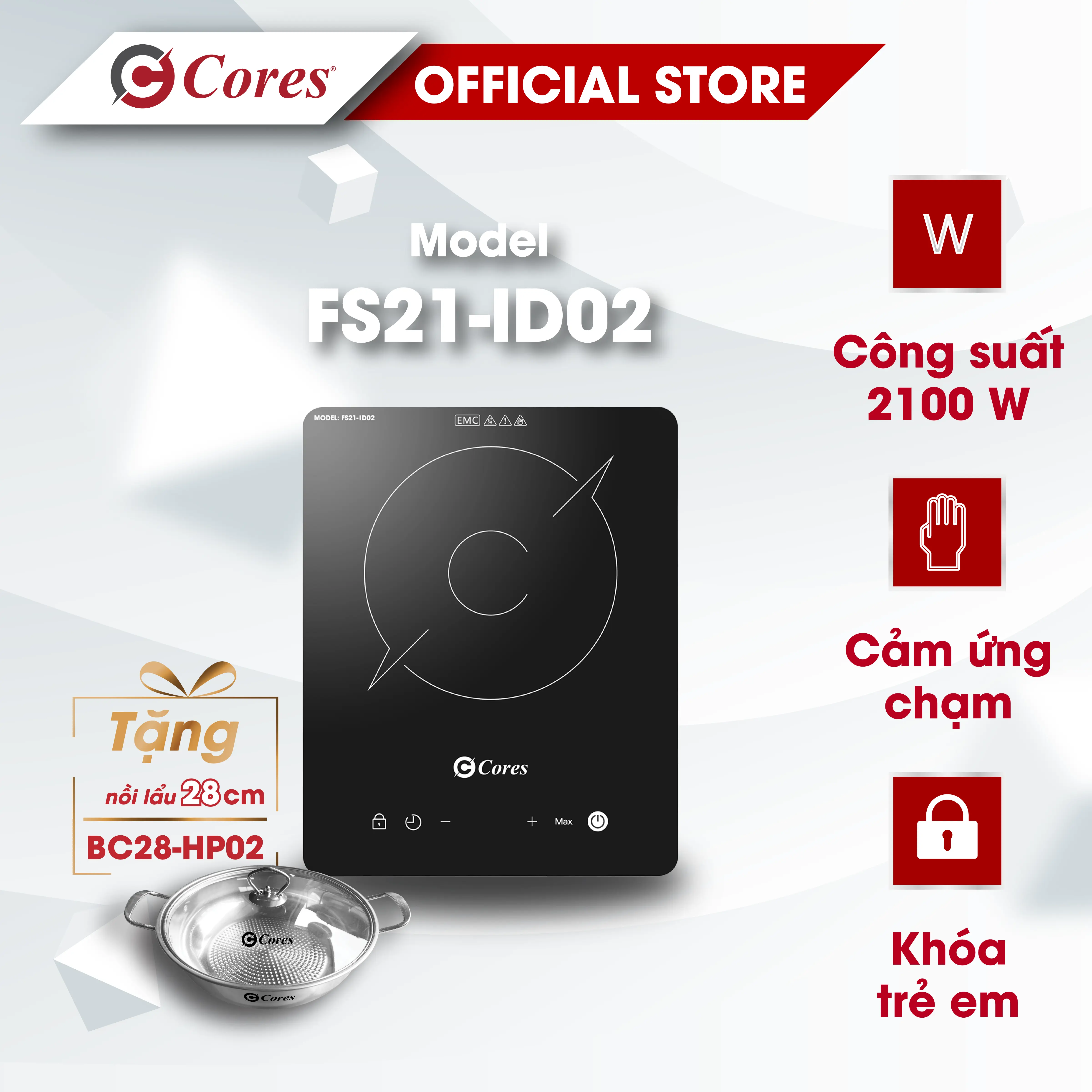 Bếp Từ Đơn Cores FS21-ID02