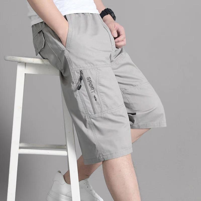 Quần Short Lửng Kaki Nam, Vải 100% Cotton Mịn Mát, Quần Đùi Sooc Kaki ống đứng Trẻ Trung, dáng lửng qua gối (QL04) Menswear quần  short