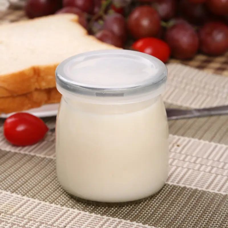 Hũ Thủy Tinh 200ml Tròn Làm Sữa Chua, Caramen, Pudding