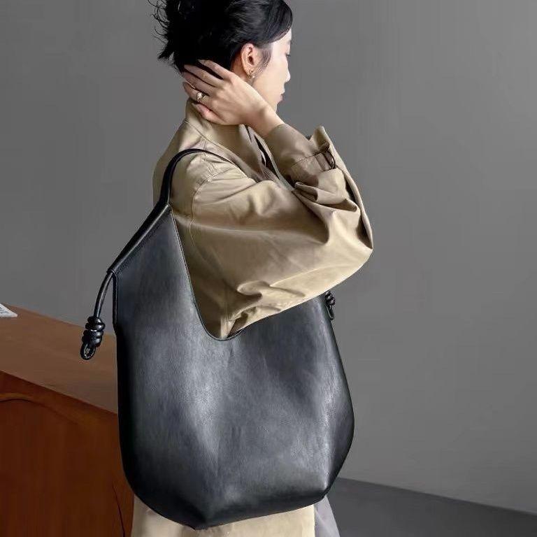 Túi Tote Tối Giản, Thiết Kế Độc Đáo Sức Chứa Lớn, Thích Hợp Đi Lại, Túi Đeo Vai Và Dưới Cánh Tay Hàng Mới Về Mùa Hè 2024, Cao Cấp 3