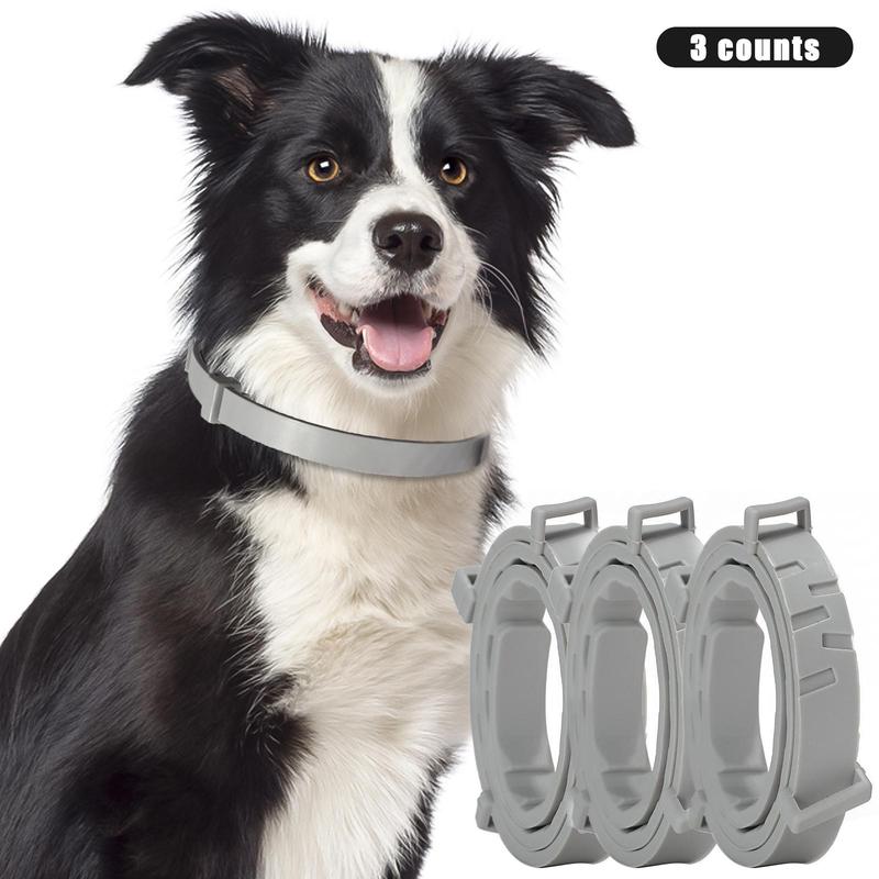 Product Introduction of Adjustable Dog Flea & Tick Collar, 2/3 Counts Waterproof Dog Flea & Tick Collar, Pet Supplies for Dogs & Cats, Dog & Cat Accessories 0