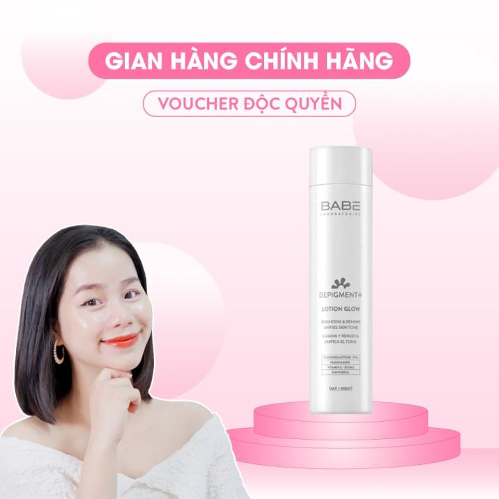 [CÔNG TY] Nước Cân Bằng Mờ Nám, Sáng Da Babe Laboratorios Depigment+ Lotion Glow 2