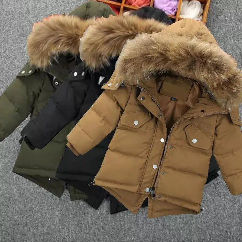 Jaket Bulu Anak Winter Kembung Tebal Cowok Cewek Super Lucu Anti Kusut 2-12 Tahun - Fashion
