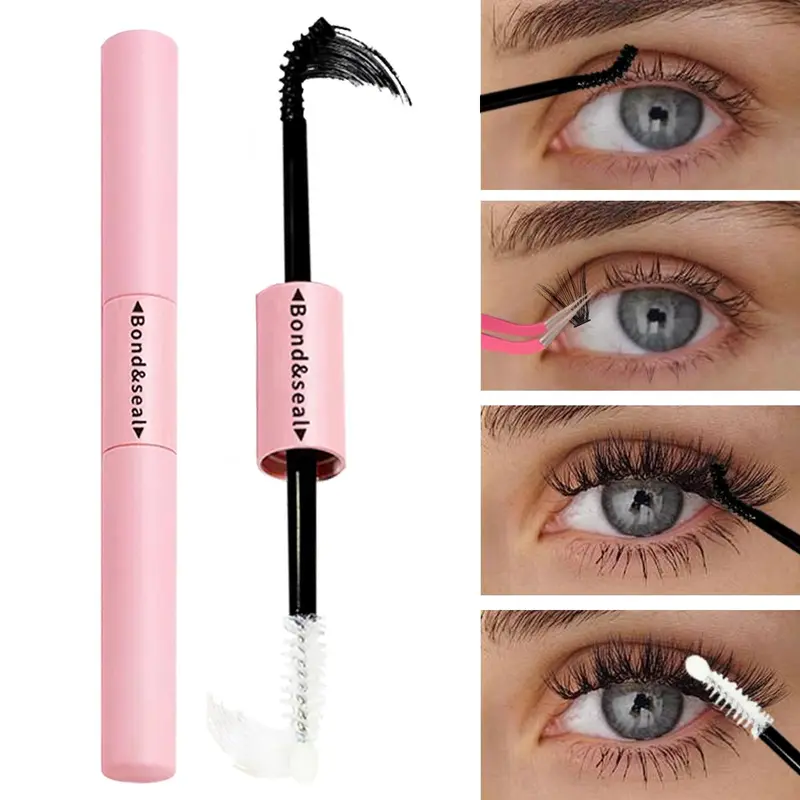 Double-ended Bond and Seal, Long-wearing Waterproof Seal and Bond Lash Glue, Latex-free & Non-irritating for Sensitive Eyes, Glue 2