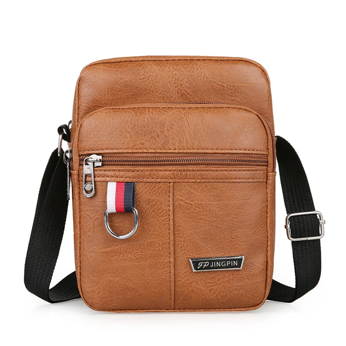2025 new multi-compartment water-repellent simple business men's bag commuter messenger bag shoulder bag fashion men