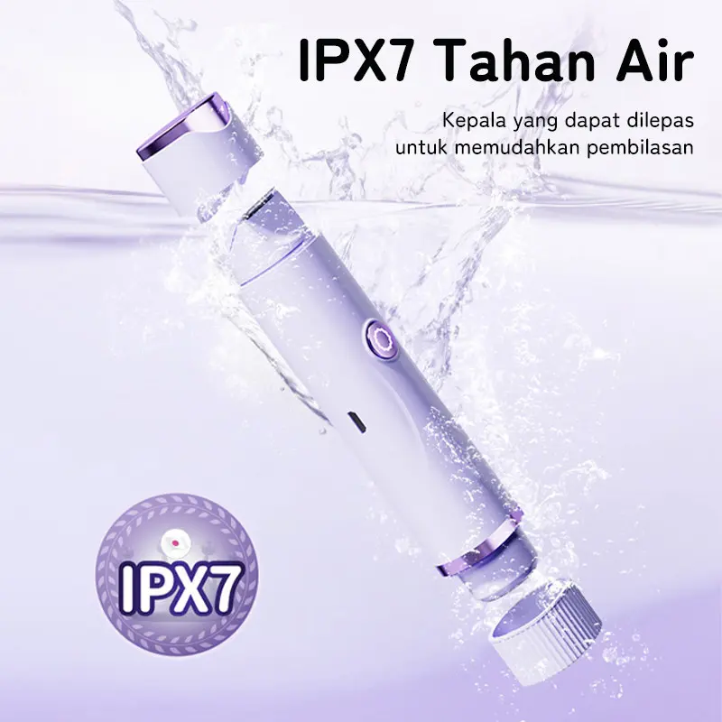 Epilator Mini Ganda Untuk Kemaluan, Alat Pencukur Listrik Untuk Ketiak, Kecil Dan Portabel 5