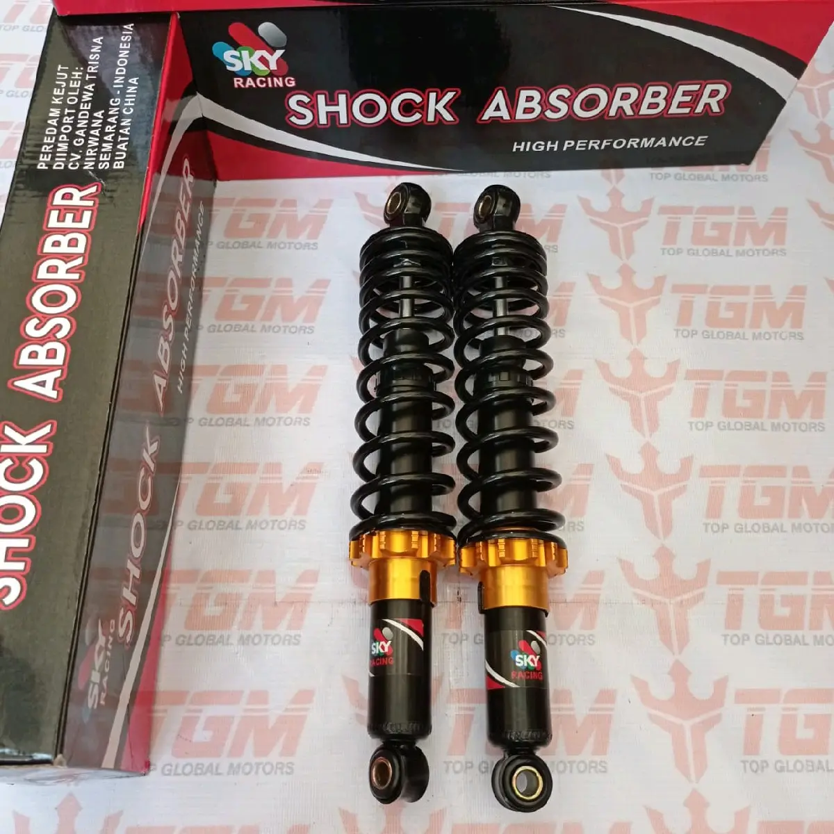 Shock 340mm Supra Kharisma Revo Blade Rx king Harga Sepasang Motorcycle Racing Racing Racing