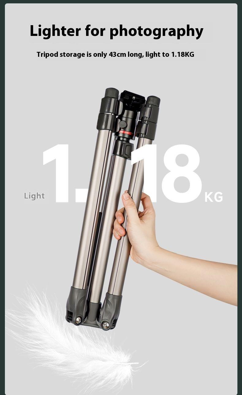 Product Introduction of SL OKSUPER camera tripod photography SLR tripod outdoor portable aluminum alloy hydraulic damping gimbal bracket 8