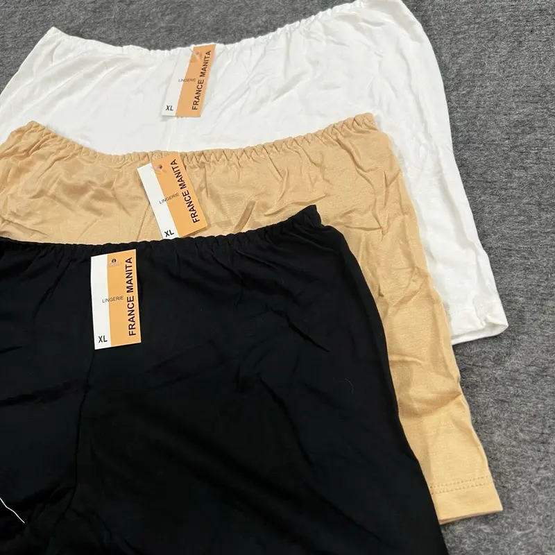 (BIGSIZE 45-100kg) Quần đùi mặc váy xuất Pháp MARA cotton xịn  Cotton Trơn Women 8
