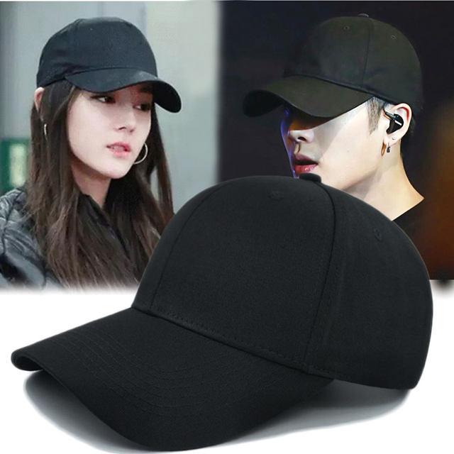 Topi Pria Distro Polos Dewasa hitam keren Katun Bisbol Baseball Cap 0