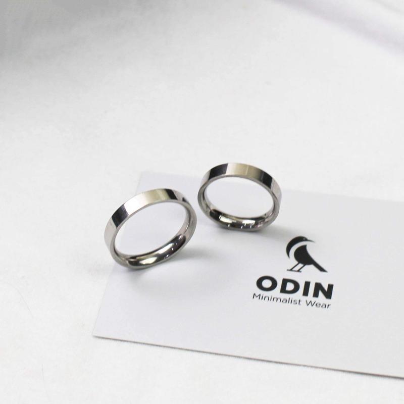 Nhẫn Basic Minimal V2 ODIN nam nữ - Thép Titan 316L