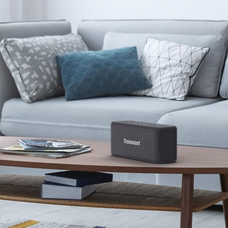 Loa Bluetooth Tronsmart Element Mega Pro Công suất 60W Với 2 Củ Loa Mid Bass Loa Nghe Nhạc Âm thanh nổi sống động kết hợp bass mạnh và sâu, Chuẩn Kết nối  Không Dây Wireless 5.0 thế hệ mới ổn Định - Bảo hành chính hãng 12 tháng 8