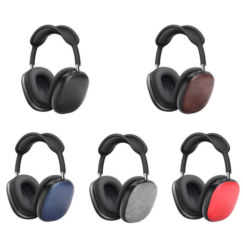 Product Introduction of Applicable to Apple AirPods Max Headphone Case Lychee Pattern Solid Color Leather Protective Case AirPods Max Accessories Cover Protection 0
