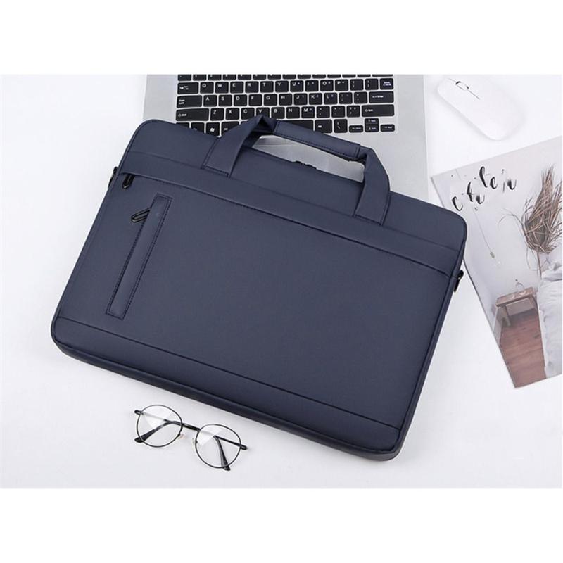 Product Introduction of New Business Briefcase Bag Leather 15 Inch Laptop Bag Waterproof Shoulder Office Handbag Men 13
