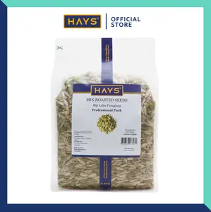 Mix Roasted Seeds 1 KG (Pumpkin Seed & Sunflower Seed) / Campuran Kuaci Labu dan Kuaci Bunga Matahari Panggang 1 KG HAYS