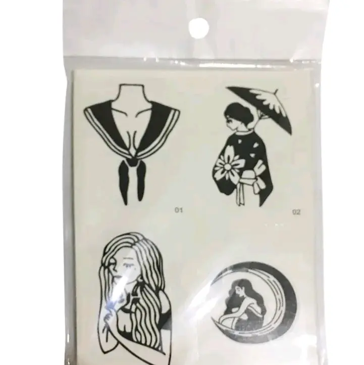 tato temporer model cewe Korea woment cute isi 10pcs 3