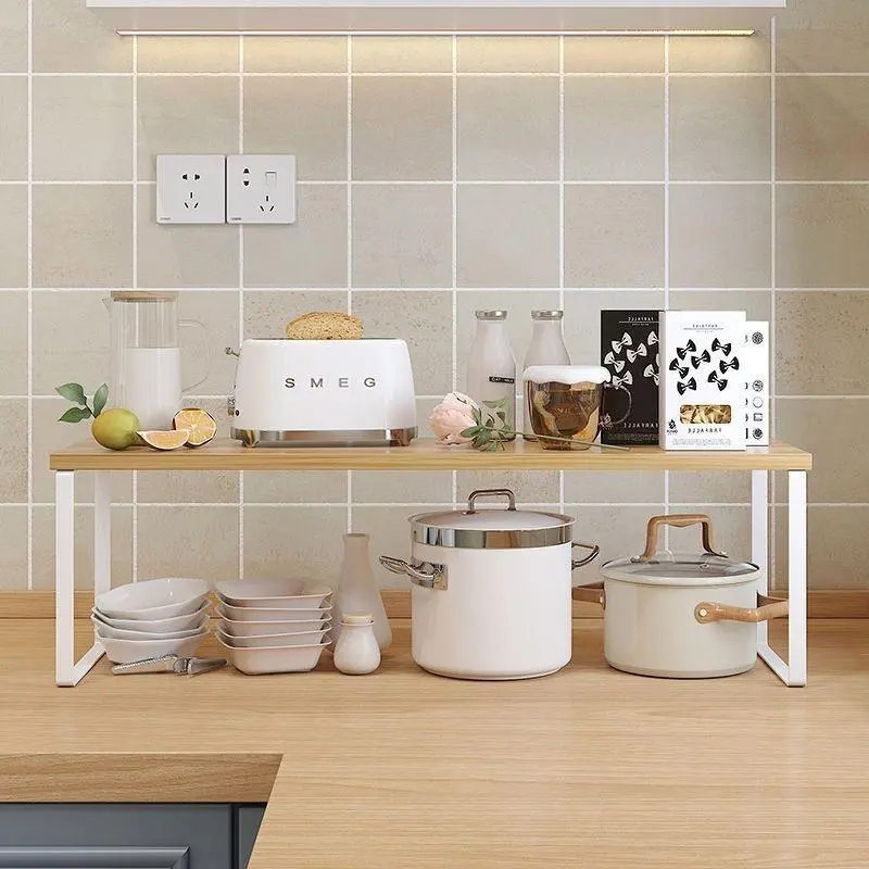 Giá Để Đồ Nhà Bếp, Đa Màu Sắc, Kệ Cruet Gia Vị, Tấm Vách Ngăn Nội Thất Tủ, Thích Hợp Cho Nồi Chảo, Sắp Xếp Lớp Lên Lên, Để Bàn 1