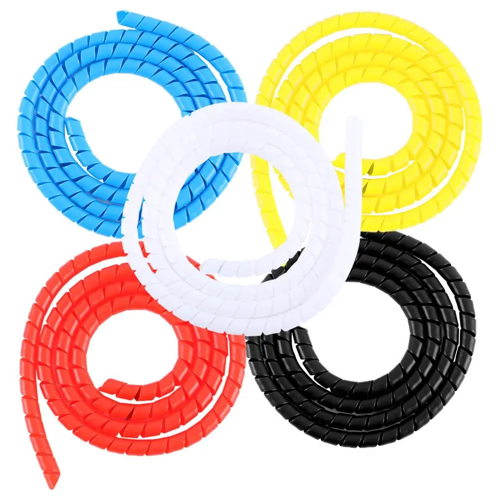Creative Organizer Protection Spiral Wrap Scooter Parts Protector Cover Tube Protective Line Winding Cable Wire bike  quad