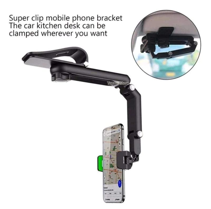 Product Introduction of giá đở điện thoại kẹp che nắng ô tô thông dụng xoay 360 độ Nội Thất 9