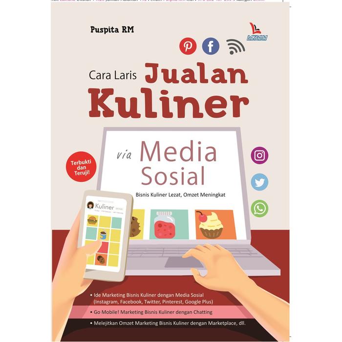 Gambar Buku Cara Laris Jualan Kuliner via Media Sosial - Laksana - Not Specified dari DIVA Press Group Kab. Bantul Tokopedia