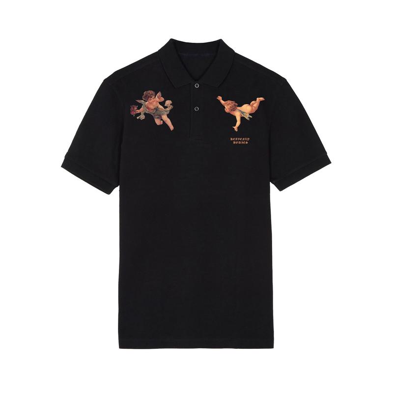 Áo Mikenco Cupid Polo vải cao cấp tay lỡ nam nữ phong cách trẻ trung mặc form cực đẹp