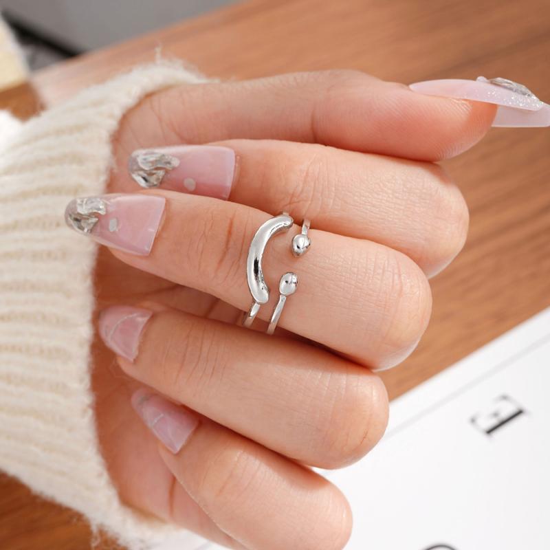 Product Introduction of Nhẫn Mặt Cười, Thiết Kế Độc Đáo Hình Quả Cầu Tròn, Dành Cho Nữ, Phong Cách Đơn Giản, Thời Trang, Dễ Phối Đồ, Nhẫn Ngón Trỏ Cao Cấp, 2023, Phong Cách Ins 21