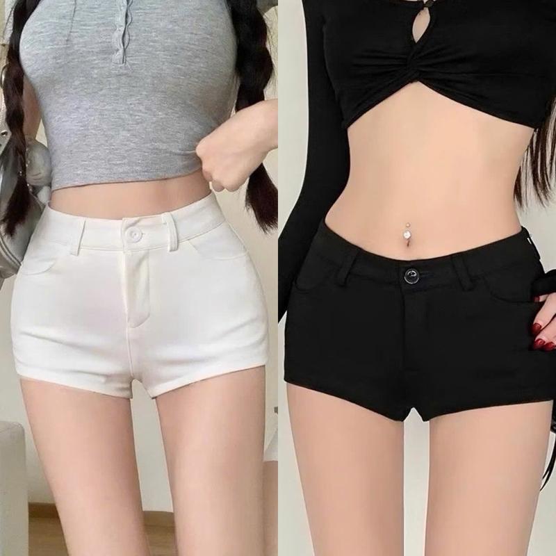 [Combo 2 Quần] Quần Short Nữ Cạp Trễ- umi Co Giãn 4 Chiều Women Pants 3