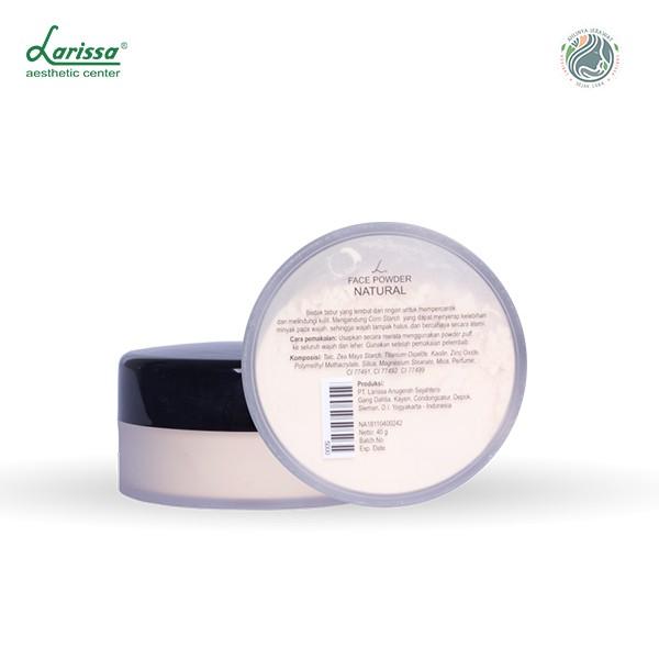 BEDAK TABUR NATURAL LARISSA (UNTUK KULIT WAJAH NORMAL/TANPA JERAWAT) 1