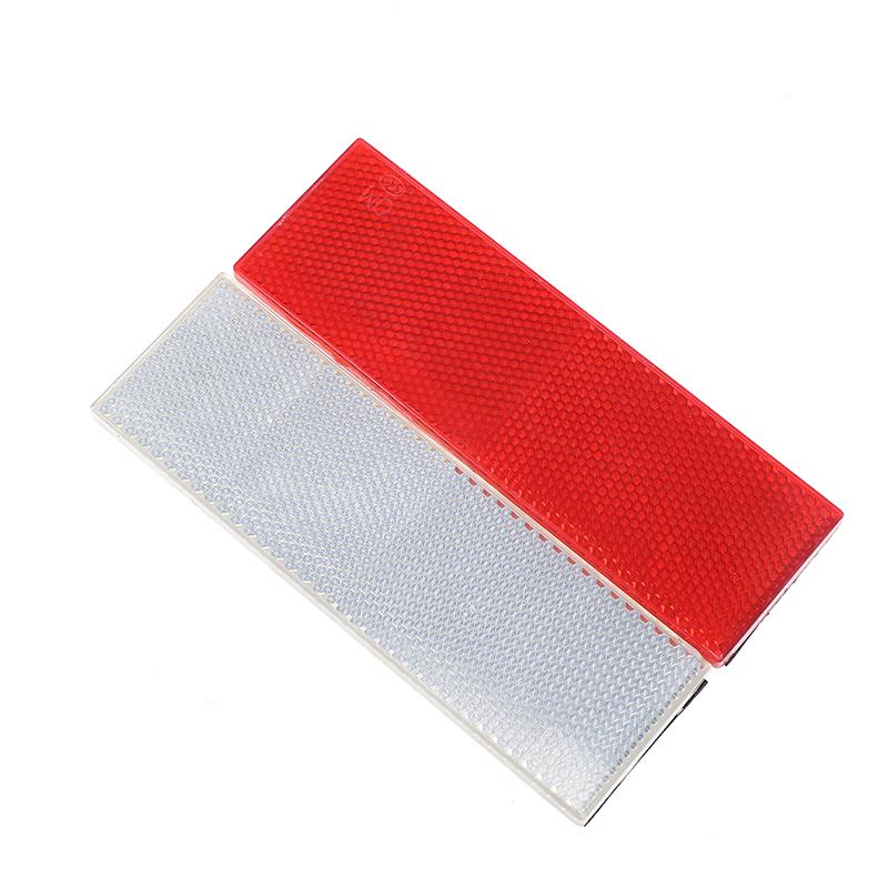 Miếng Dán Phản Quang An Toàn, Màu Đỏ Và Trắng, Cảnh Báo, Cho Xe Hơi Và Xe Tải, 1 Chiếc 3