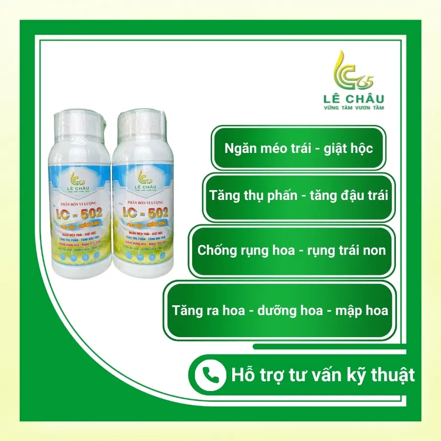 LC 502 _Tăng đậu trái chống rụng - Siêu Bo