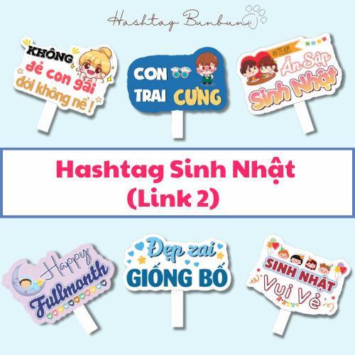 Hashtag sinh nhật, Tranh, biển chụp hình sinh nhật (link 2) 0