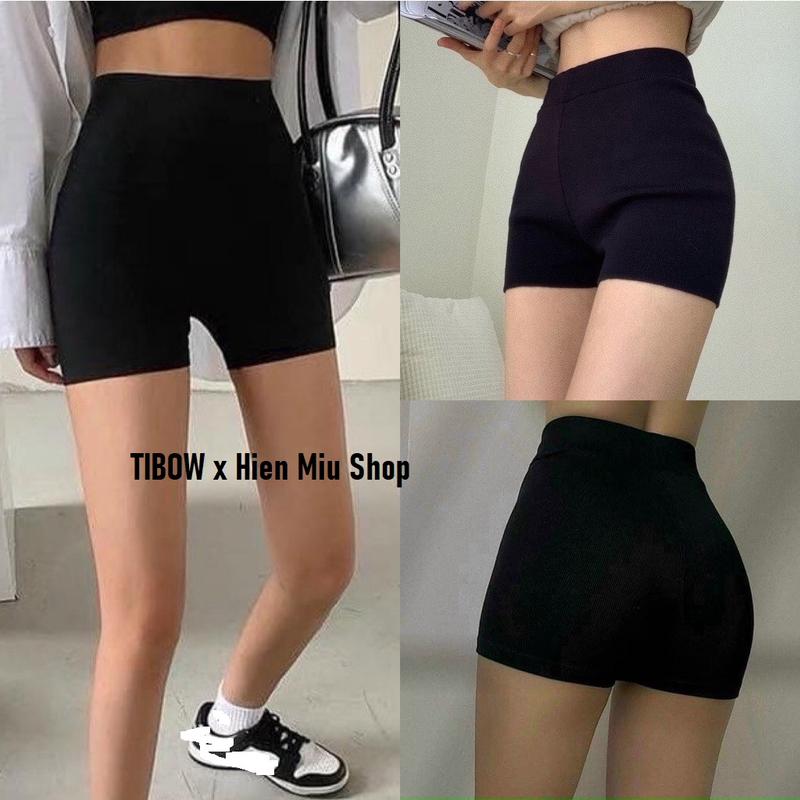 Combo 3 Quần LEGGING sooc đùi biker ôm dáng Co Giãn Nâng Vòng 3 Nữ Women Pants